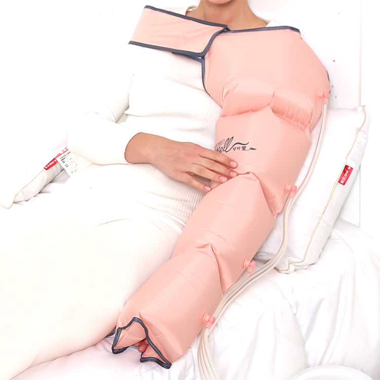 RD-M2857 4 in 1 Legs + Waist + Single Hand Airbag All-inclusive Intelligent Air Wave Pressure Massager with Host, Support Timing / Positioning Massage & 10 Kinds of Adjustable Force, US Plug or EU Plug(Pink) Eurekaonline