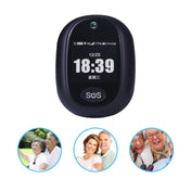 REACHFAR RF-V45-A Mini GPS Smart Tracker Pendant, Support SOS / Camera / Health Management / 4G LTE(Black) Eurekaonline