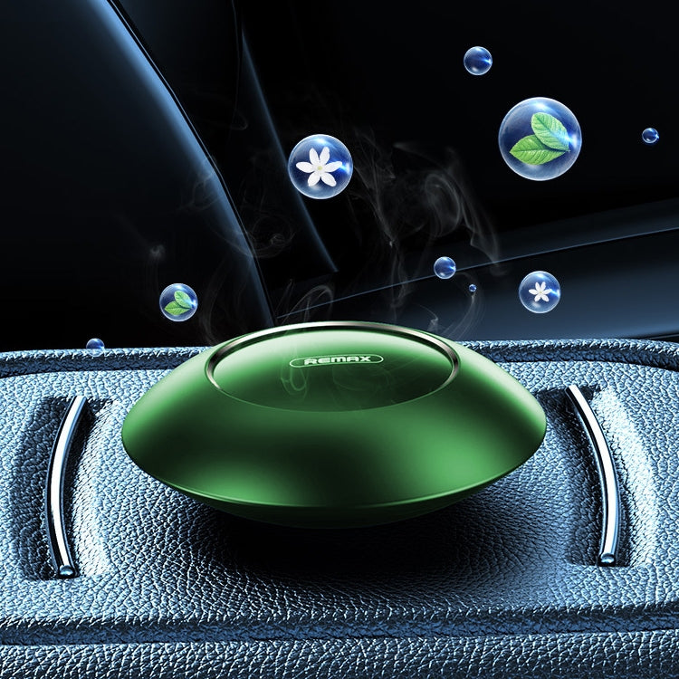 REMAX LIFE RL-CH02 Car Aromatherapy Diffuser Perfume Air Freshener(Green) Eurekaonline