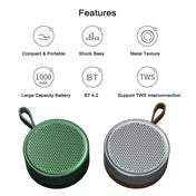REMAX RB-M39 Bluetooth 4.2 Portable Wireless Speaker(Silver) Eurekaonline