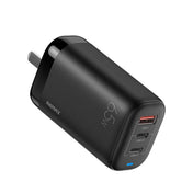 REMAX RP-U55 Territory Series 65W USB+Dual USB-C / Type-C Interface Fast Charger, Specification:CN Plug(Black) Eurekaonline