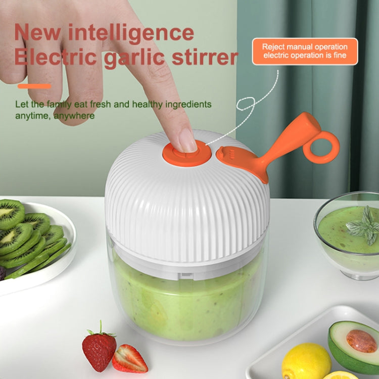 REMAX SL-BM03 Rechew Series Wireless Electric Garlic Stirrer Cordless Portable Food Processor (Green) Eurekaonline