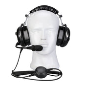 RETEVIS EH070K 2 Pin Adjustable Volume Binaural Noise Reduction Headphone Microphone Eurekaonline