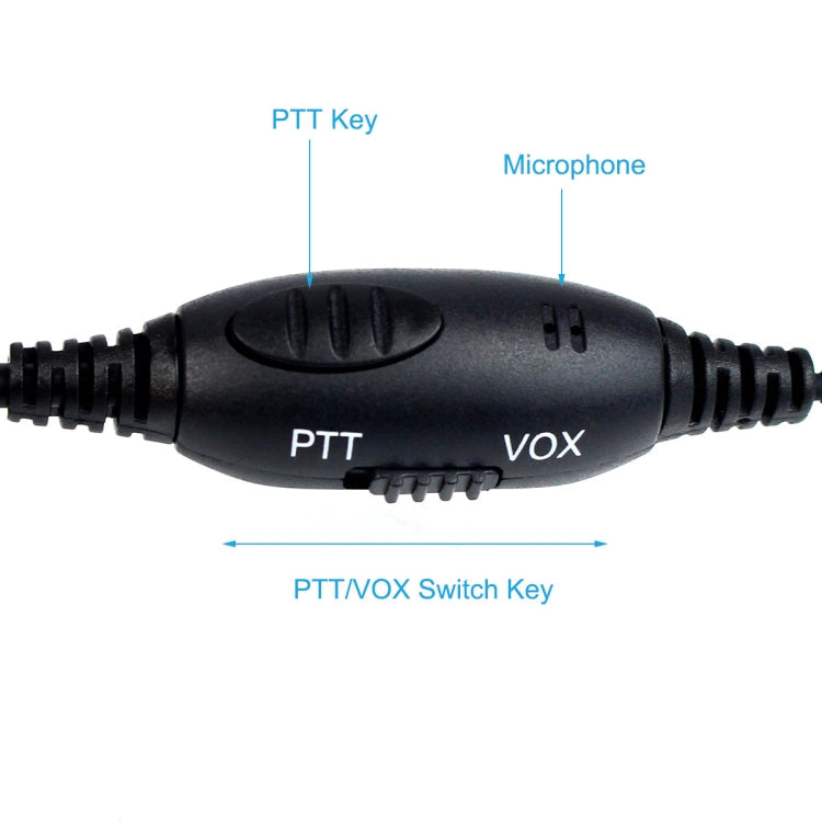 RETEVIS R-114 2 Pin K Head VOX Headset  Earphone Microphone Eurekaonline