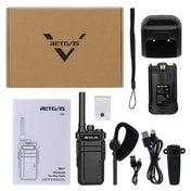 RETEVIS RB37 US Frequency 462.5625-467.7125MHz 22CHS FRS License-free Two Way Radio Handheld Bluetooth Walkie Talkie(Black) Eurekaonline