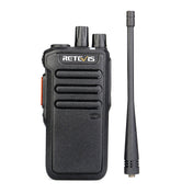 RETEVIS RT43 5W UHF 400-480MHz 32CHS DMR Digital Two Way Radio Handheld Walkie Talkie, US Plug(Black) Eurekaonline