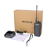 RETEVIS RT43 5W UHF 400-480MHz 32CHS DMR Digital Two Way Radio Handheld Walkie Talkie, US Plug(Black) Eurekaonline