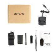 RETEVIS RT53 2W 400-470MHz 1024CHS DMR Digital Two Way Radio Handheld Walkie Talkie(Black) Eurekaonline
