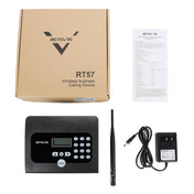 RETEVIS RT57 Wireless Business Calling Device Wireless Intercom System(Black) Eurekaonline