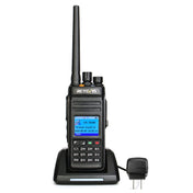 RETEVIS RT83 10W 400-470MHz 1024CHS Waterproof DMR Digital Dual Time Two Way Radio Walkie Talkie, GPS Version(Black) Eurekaonline