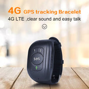 RF-V48 4G Waterproof Anti-lost GPS Positioning Smart Watch, Band B(Black) Eurekaonline