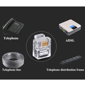 RJ11 Modular Plug Telephone Connector (1000pcs in one packaging, the price is for 1000pcs) Eurekaonline