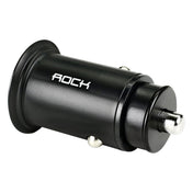 ROCK H15 Dual Port USB + USB-C / Type-C PD30W Car Charger (Black) Eurekaonline