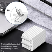 ROCK T69 Dual Port PD20W Mini Travel Folding Foot Charger, CN Plug(White) Eurekaonline