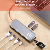 ROCK TR03 8 In 1 Type-C / USB-C to HDMI Multifunctional Extension HUB Adapter (Grey) Eurekaonline