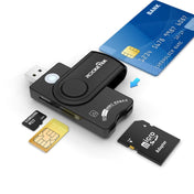 ROCKETEK CR310 USB 2.0 + TF Card + SD Card + SIM Card + Smart Card Multi-function Card Reader Eurekaonline