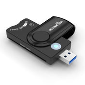 ROCKETEK CR310 USB 3.0 + TF Card + SD Card + SIM Card + Smart Card Multi-function Card Reader Eurekaonline