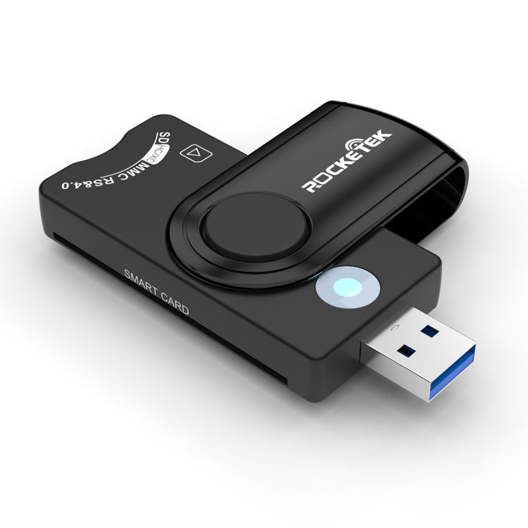 ROCKETEK CR310 USB 3.0 + TF Card + SD Card + SIM Card + Smart Card Multi-function Card Reader Eurekaonline