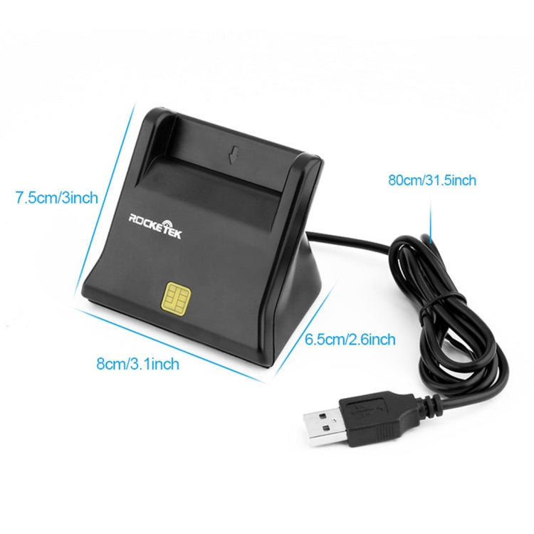 ROCKETEK SCR2 CAC ID SIM Chip Smart Card Reader Eurekaonline