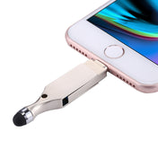 RQW-10E 2 in 1 USB 2.0 & 8 Pin 128GB Flash Drive with Stylus Pen, for iPhone & iPad & iPod & Most Android Smartphones & PC Computer Eurekaonline