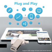 RQW-10G 2 in 1 USB 2.0 & 8 Pin 128GB Flash Drive, for iPhone & iPad & iPod & Most Android Smartphones & PC Computer Eurekaonline