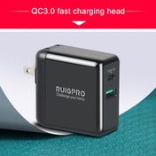 RUIGPRO 5V 3A QC 3.0 + PD Quick Charger Power Adapter for DJI OSMO Action, US Plug Eurekaonline