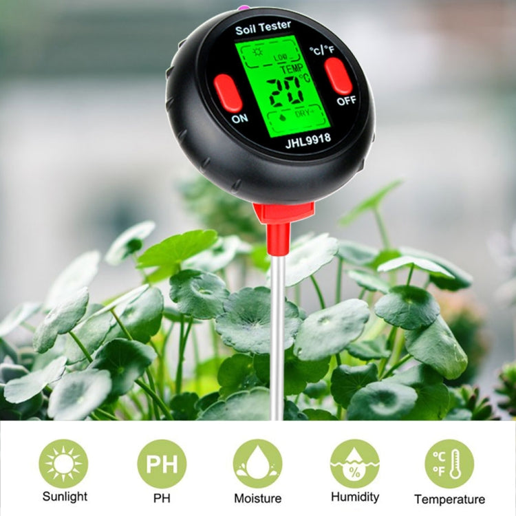 RZ104 Soil PH Meter Humidity Detector Digital PH Meter Soil Monitor PH Gardening Plant Soil Tester Eurekaonline