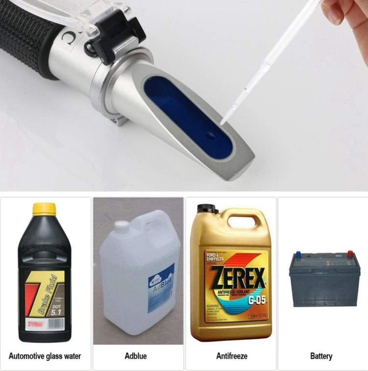 RZ115 Automotive Antifreez Refractometer Freezing Point Urea Adblue Battery Fluid Glass Water Tester Meter ATC Tool Eurekaonline