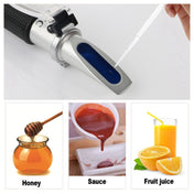 RZ117 Optical Brix Meter Handheld High Concentration Brix Meter Honey Sugar Meter 0-90 Range Eurekaonline