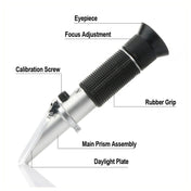 RZ120 Genuine Refractometer Beer Brix Wort Sugar Alcohol Specific Gravity Handheld Tool Hydrometer Eurekaonline