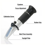 RZ121 Alcohol Refractometer Grape Wine Sugar Content 0~25% Alcohol Concentration 0~40% Brix Tester Meter ATC Handheld Tool Eurekaonline