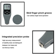 RZ240 Ferrous & Non-Ferrous 2 in 1 Digital Coating Paint Thickness Gauge Meter Tools (Grey) Eurekaonline