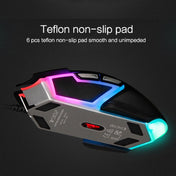 Rapoo V302 7 Keys Color RGB Gaming Wired Mouse, Cable Length: 1.8m(Black) Eurekaonline