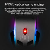 Rapoo V302 7 Keys Color RGB Gaming Wired Mouse, Cable Length: 1.8m(Black) Eurekaonline