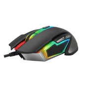 Rapoo V302 7 Keys Color RGB Gaming Wired Mouse, Cable Length: 1.8m(Black) Eurekaonline