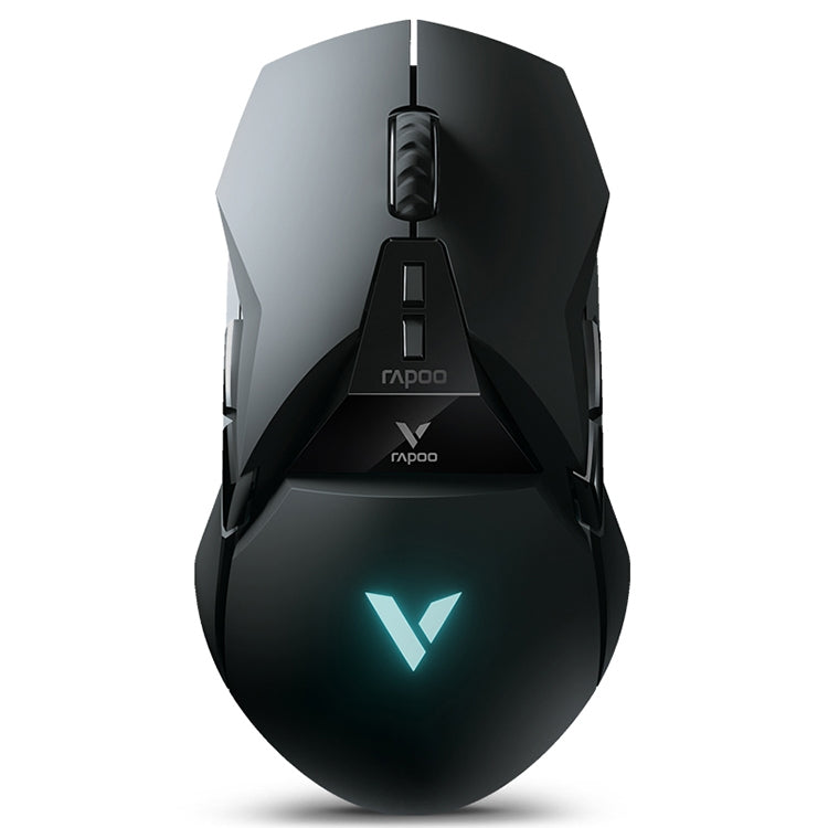 Rapoo VT950Q 16000 DPI 11 Buttons  Gaming Display Programming Wireless Gaming Mouse, Support Qi Wireless Charging(Black) Eurekaonline