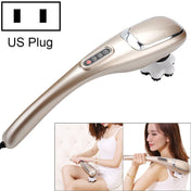 Rechargeable Dolphin Massager Electric Cervical Massage Stick A10 Straight Plug, Plug Type:US Plug Eurekaonline