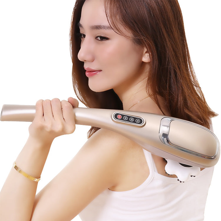 Rechargeable Dolphin Massager Electric Cervical Massage Stick A15 Charging, Plug Type:US Plug Eurekaonline