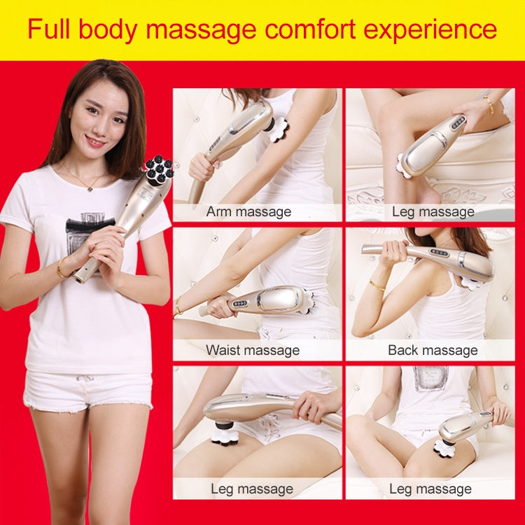 Rechargeable Dolphin Massager Electric Cervical Massage Stick A15 Charging, Plug Type:US Plug Eurekaonline