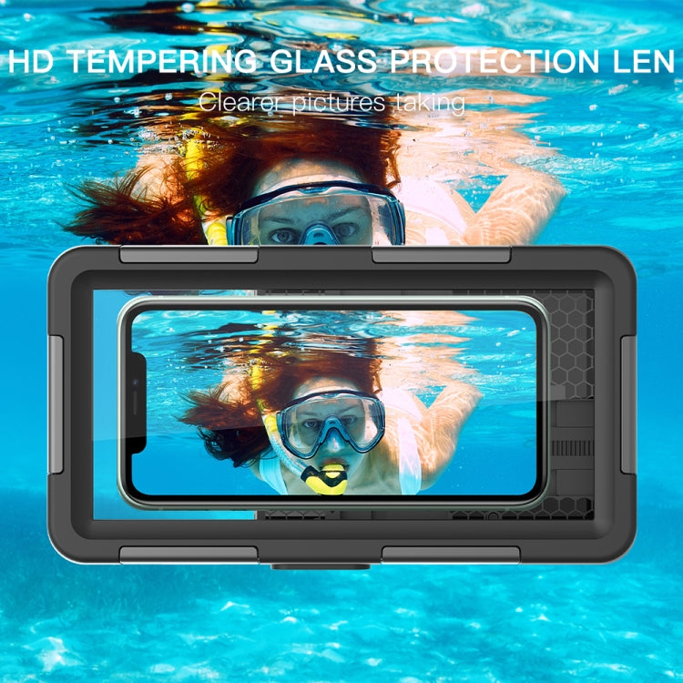 RedPepper 2nd Generation Diving Waterproof Protective Case(Black + Blue) Eurekaonline