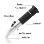 Refractometer Optical Salinity Concentration Handheld High Precision Measuring Tool RZ112 0~28% Eurekaonline