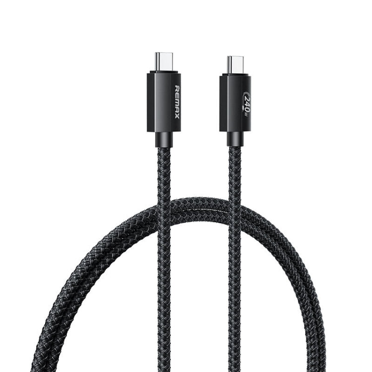 Remax  RC-C035 Dual USB-C / Type-C USB2.0  240W Fast Charging Data Cable, Length:1m Eurekaonline