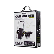 Remax RM-C50 Tuxn Series Car Mobile Phone Holder Bracket(Black) Eurekaonline