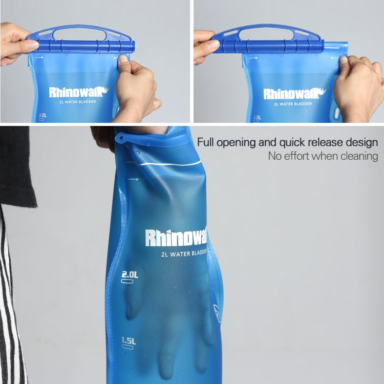 Rhinowalk Cycling Water Bag 2L/3L Full Opening Outdoor Drinking Water Bag Drinking Equipment, Colour: RK18103 blue 3L Eurekaonline