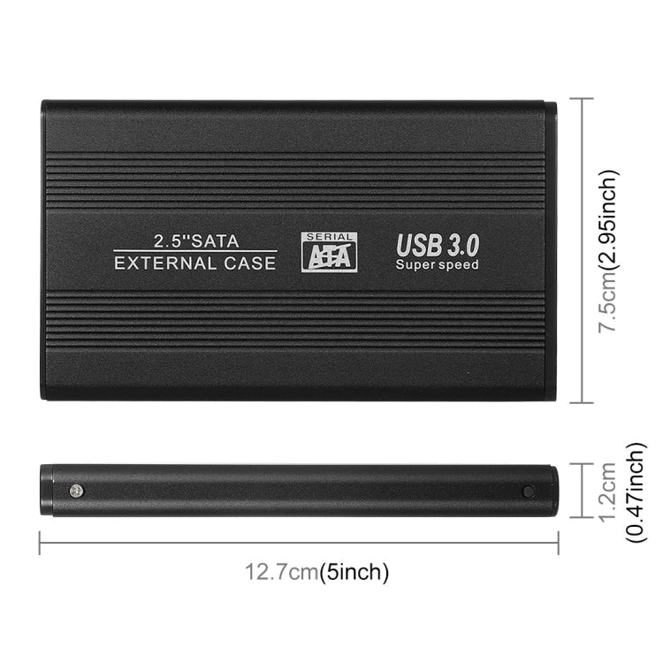 Richwell SATA R2-SATA-1TGB 1TB 2.5 inch USB3.0 Super Speed Interface Mobile Hard Disk Drive(Black) Eurekaonline