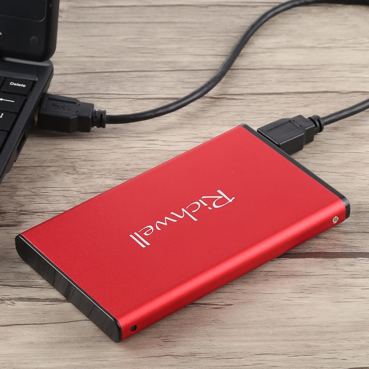 Richwell SATA R2-SATA-1TGB 1TB 2.5 inch USB3.0 Super Speed Interface Mobile Hard Disk Drive(Red) Eurekaonline
