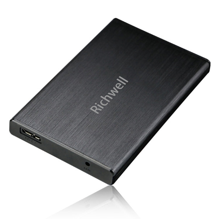 Richwell SATA R23-SATA-1TGB 2.5 inch USB3.0 Interface Mobile Hard Disk Drive, Capacity: 1TB(Black) Eurekaonline