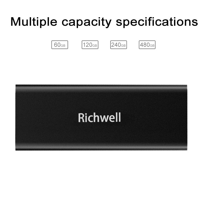 Richwell SSD R280-SSD-240GB 240GB Mobile Hard Disk Drive for Desktop PC(Black) Eurekaonline