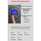 Rock Multi-function Portable LED Digital Display Car Air Pump Eurekaonline