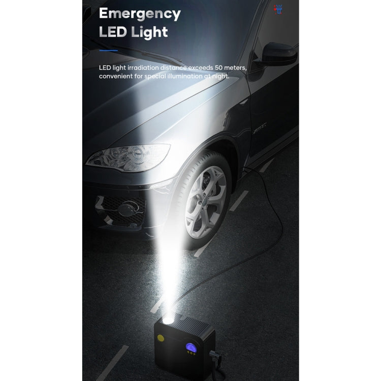 Rock Multi-function Portable LED Digital Display Car Air Pump Eurekaonline